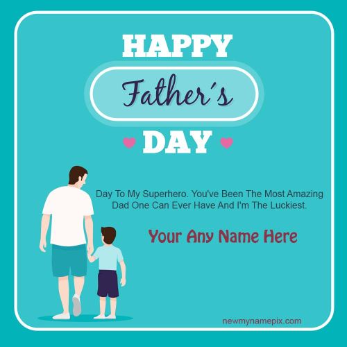 Online Happy Father’s Day Quotes Images Create Customized Name